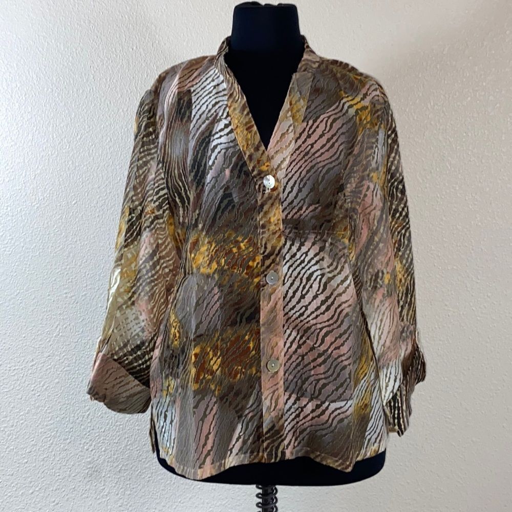 Lark Lane New No Tag Woman Blouse Size 14